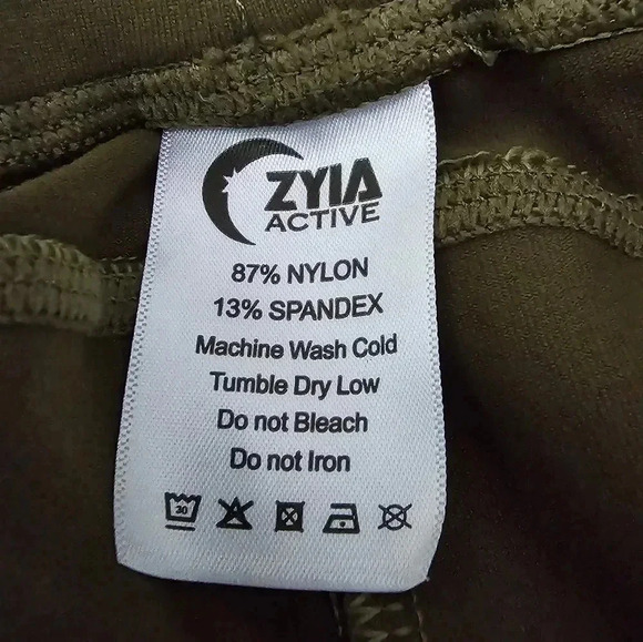 NWOT Zyia Active Olive Unwind Joggers With Ribbed Cuffs and Pockets Size S - Picture 11 of 12